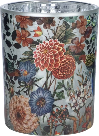 Theelichthouder fleury dahlias medium 12cm