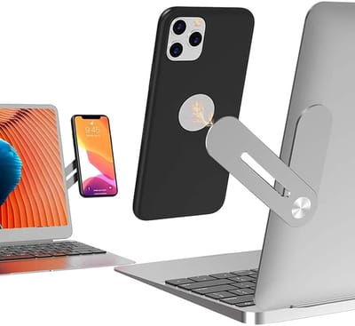 Magnetische Telefoonhouder - Voor Laptop, Computer Tablet of Auto Schermen – LCD Monitor – Laptop Accessoires – Computer Accessoires - Magneet Houder - Universeel – Magnetisch – Beeldscherm clip voor telefoon