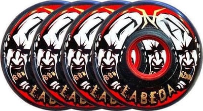 Labeda Wielen Voor Inlineskates - Aggressive Skating - 55mm 88A - Zwart - Set van 4 Wielen