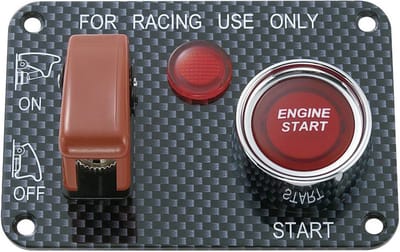 TRU COMPONENTS Auto bedienpaneel TC-R18-Q1A-23B423L3R17100L 12 V/DC 50 A 1x uit/aan Continu, Moment 1 stuk(s)