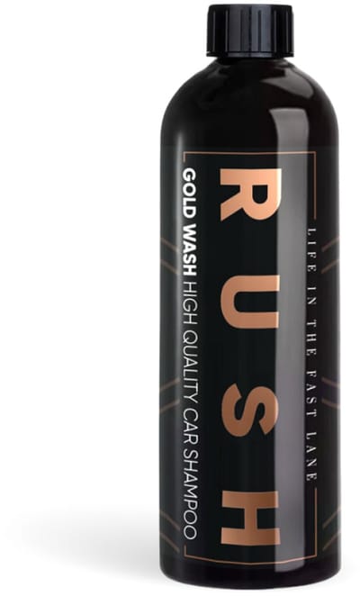 RUSH Gold Wash - Auto Shampoo 300 ml / 1 Fles - Wast je auto krachtig en grondig - Geeft een diepe glans - Veilig voor elk type lak - Verwijdert alle soorten vervuiling - auto schoonmaken