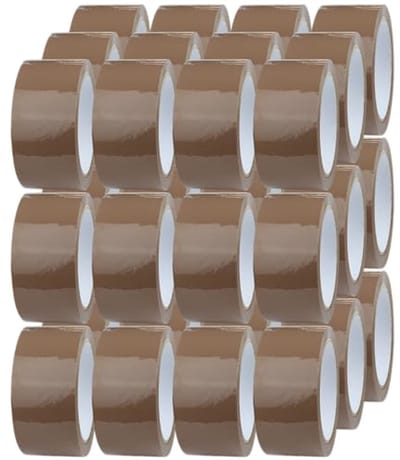 Verpakkingstape 36 Rollen Bruin 48mm x 66m voor Pakketten en Verhuizing