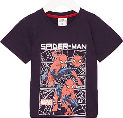 Marvel Spiderman Shirt - Korte Mouw - Maat 98/104