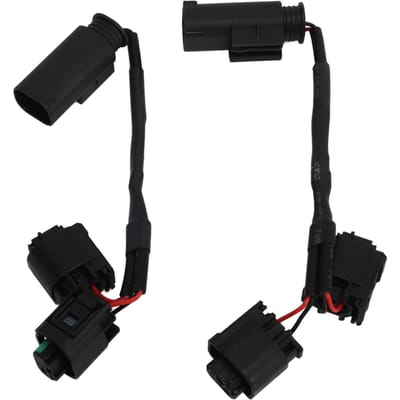 Lot de 2 câbles d'extension à connexion rapide pour moto, adaptateur d'extension de circuit de dérivation pour R 1200 GS R 1250 GS C 400 GT C 400 X C 600 black