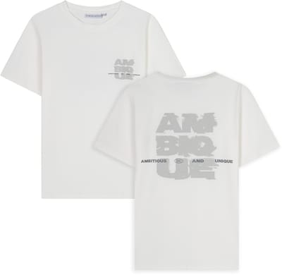 AMBIQUE - Damon T-Shirt - 103 Ecru - Maat 134/140