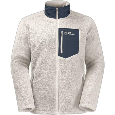 Jack Wolfskin Kingsway Fleece M 1709002-5062, Mannen, Wit, Fleece, maat: S