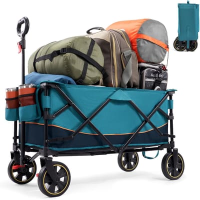 DailySupplies® Bolderkar Opvouwbaar Luchtbanden - Strandwagen - Bolderwagen