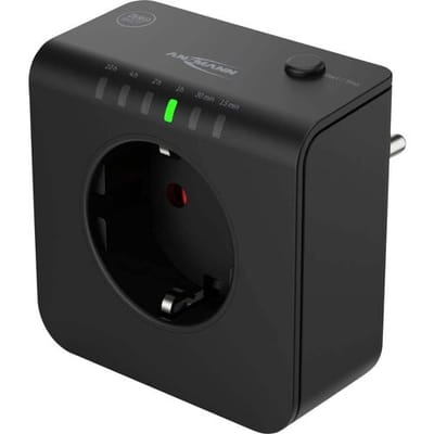 ANSMANN energiebesparende stopcontact AES 1.4, tijdgestuurd, zwart