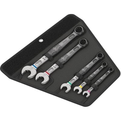 Wera 05020230001 6003 Joker 5 Set 1 Ring-steeksleutelset 5-delig Sleutelbreedte (metrisch) 8 - 19 mm