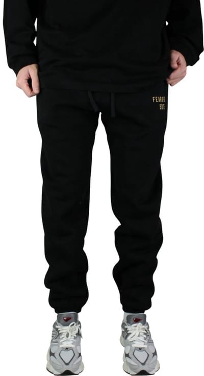 Fear Of God Heren Broek Zwart FW25/BLK Fleece Pants