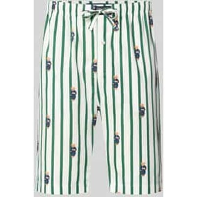 regular fit korte zijden pyjamabroek van puur katoen