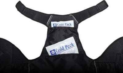 All Four Paws - The Comfy Wrap - Niet-drukkend therapeutisch honden harnas - Zwart - Extra klein