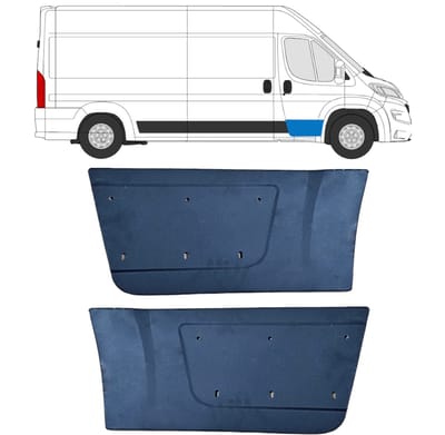 Reparatiepaneel voor deur voor Opel Movano 2021-2026 / Links + Rechts