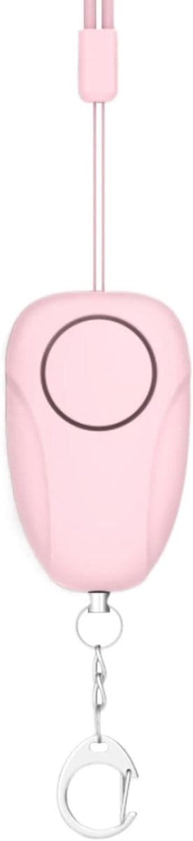 Sleutelhanger Alarm - Persoonlijke Beveiliging - Noodsituaties Melden - 120 dB Geluid - USB Oplaadbaar - Zwart