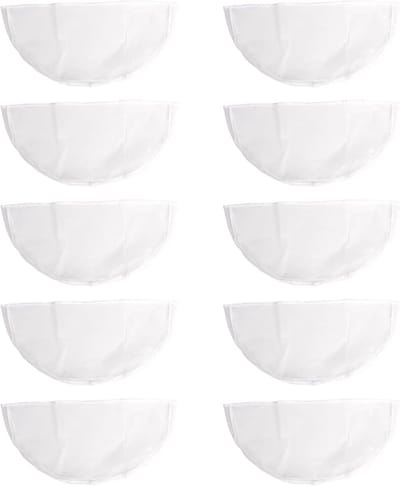 Kledinghoezen - Schouderhoezen Stofbescherming - Kleding Opbergen - Ademend Vinyl Materiaal - 61 x 30 x 5 cm - Transparant Wit