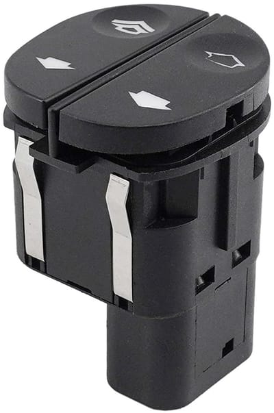 Elektrische Raam Schakelaar voor Ford Fiesta, Fusion, Ka en Puma - Raamlift Schakelaar, Drukknop, Vervangingsonderdeel, 1459686, 6S6T14529AB, 6S6T14529AA