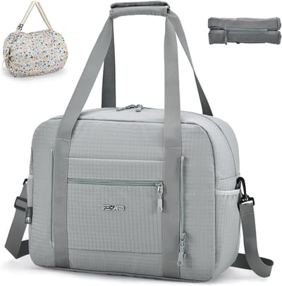Reisweekender Bagage 40x30x20 voor Transavia en Wizzair - Lichtgewicht Duffle Bag met Waterdichte Opbergtassen en Nat Vak voor Sport en Fitness