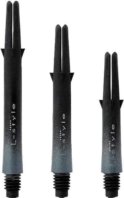 Sterke Carbon Dart Shafts met Flight Protectors - Zilver