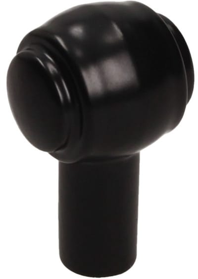 Gamet Serie - Retro Meubelknop - Zwart Mat - Zink-Aluminium Legering