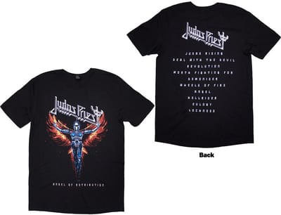 Judas Priest - Angel Of Retribution Tracklist Heren T-shirt - S - Zwart