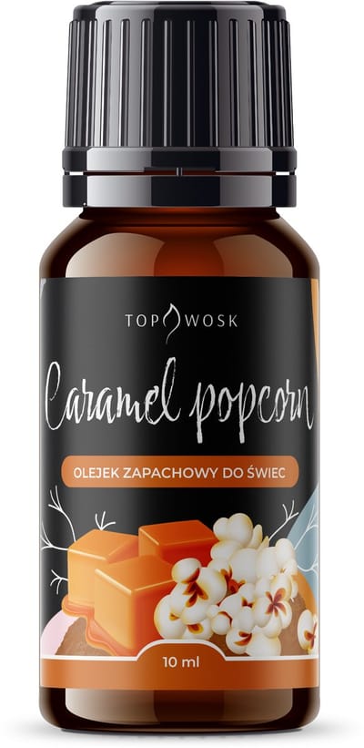 TopWosk - Geurolie - Caramel Popcorn - 10 ml - Zoet Aroma