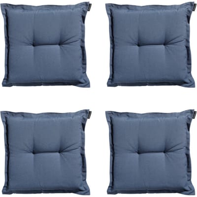 Madison - Zitkussen Panama safier blue - Ca. 50x50 cm - Set van 4