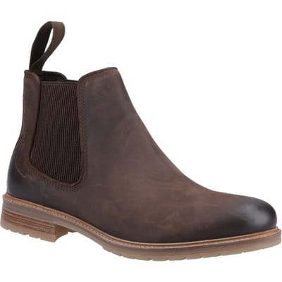 Hush Puppies Russell Leren Bruine Herenlaarzen