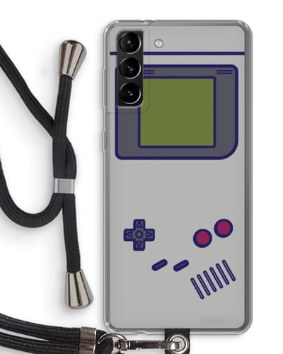 Case Company® - Hoesje met koord geschikt voor Samsung Galaxy S21 Plus hoesje met Koord - Game On - Telefoonhoesje met Zwart Koord - Bescherming aan alle Kanten en Over de Schermrand