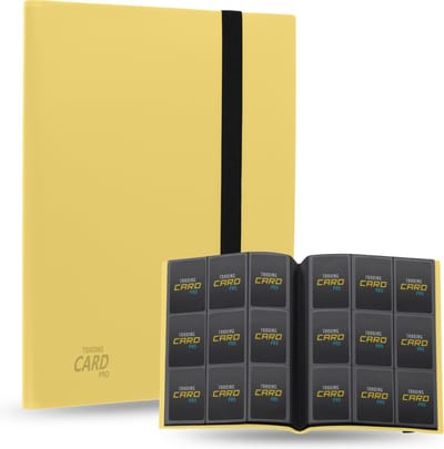 TradingCardPro® Verzamelmap Kaarten – A4 Binder - Geschikt voor Pokémon kaarten – 360 Kaarten – 20 Pagina’s – 9 Pocket – Geel