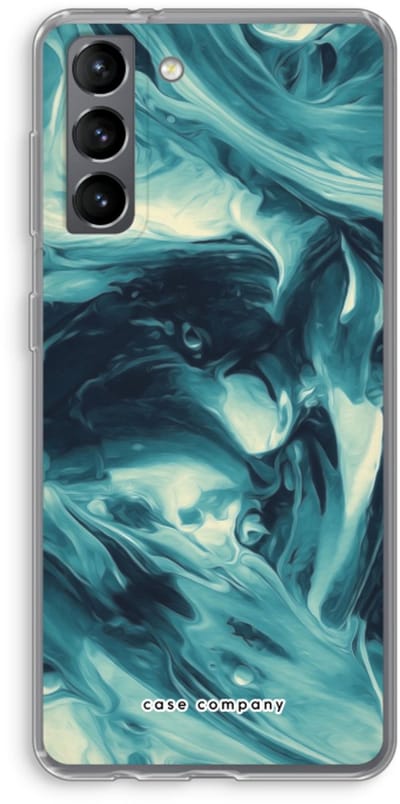 Case Company® - Hoesje geschikt voor Samsung Galaxy S21 hoesje - Dreaming About Whales - Soft Cover Telefoonhoesje - Bescherming aan alle Kanten en Schermrand