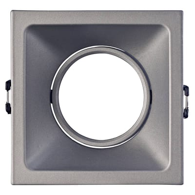 Mantra Iluminación Comfort inbouwlamp, hoekig, aluminium