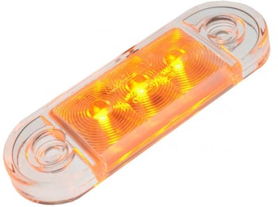 Markeringslicht - Ledson - 3.3 - 8.3cm - Amber - 12V-24V