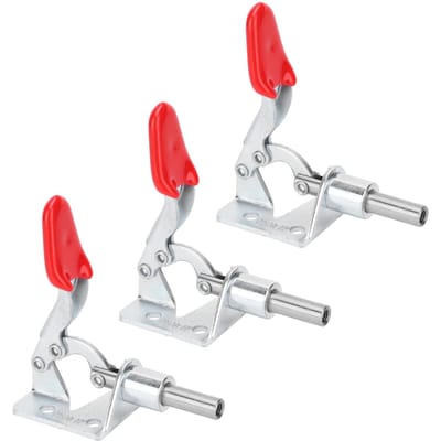 3 Stuks 190 graden Kniehevelklem Snelspanner Gereedschapsklemming Houtbewerkingsklem Accessoires white