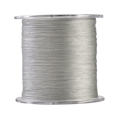 1 stuks 500m PE Gevlochten 4 Strengen Super Sterke Vislijnen Multifilament Vis Touw Koord Grijs 5 grijs