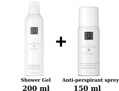 Rituals of Sakura - Duo Set Shower Gel 200 ml + Anti Perspirant Spray 150 ml