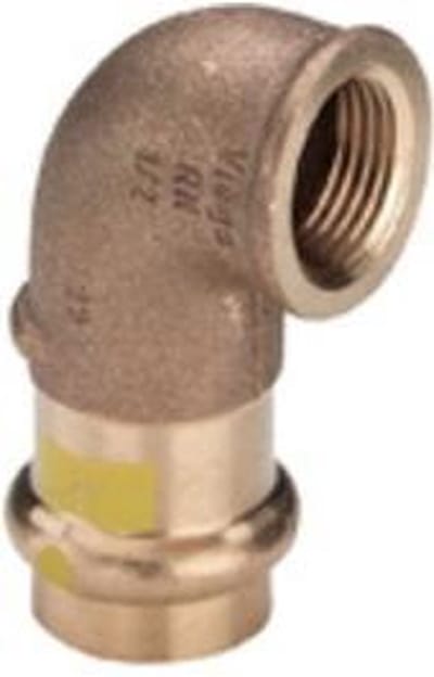 Viega Profipress knie - 1/2x22 mm binnen x pers gas