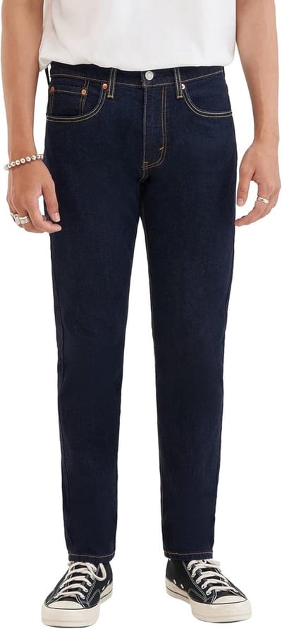 Heren Jeans 502 Taper Pasvorm Comfortabele Stretch Denim