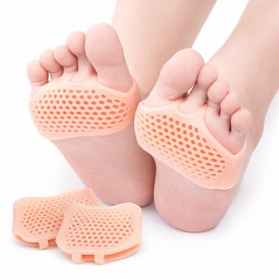 BukkitBow - Gel Inlegzolen Voorvoet - Siliconen Pads voor Hoge Hakken - Antislip Schoen Inleg