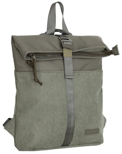 New Rebels Ribbi Los Angeles Rolltop Rugzak Mini Sage Green - 13 L