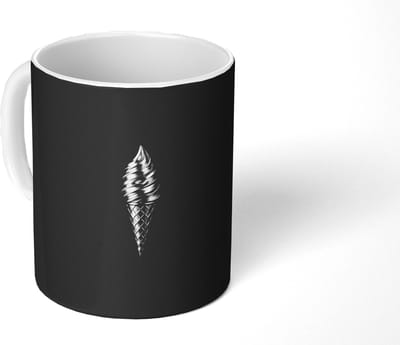 Mok - Koffiemok - Softijs - Realistisch - Futuristisch - Mokken - 350 ML - Beker - Koffiemokken - Theemok