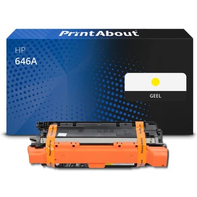 PrintAbout huismerk Toner 646A (CF032A) Geel Geschikt voor HP