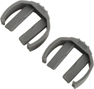 Hogedrukreiniger Accessoires - Mondstuk Clips - Efficiënt Reinigen - Nauwkeurige Pasvorm - Set van 2 of 4 - Grijs