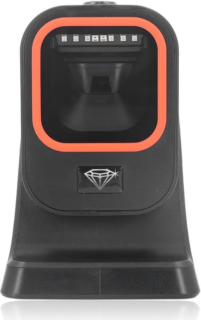 Solidchoice - Dailygoody - Desktop Barcodescanner - USB Scanner - Automatische Detectie - Handsfree - 1D 2D Barcodelezer - Geschikt voor Magazijnen - 86qgavxp42