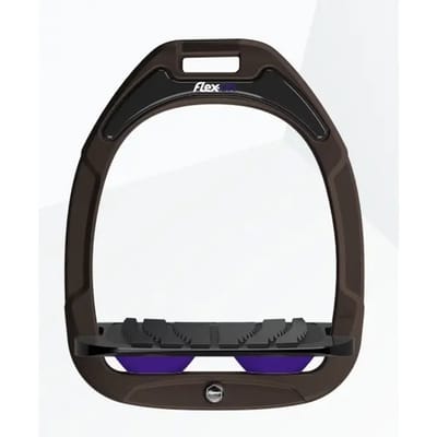 Ingelaste Grip Bruin/Zwart/Paarse Flex-On Green Composite
