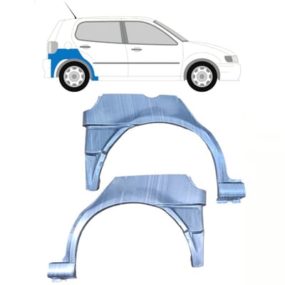 Reparatiepaneel achterspatbord voor Volkswagen Polo 1994-1999 / Links + Rechts