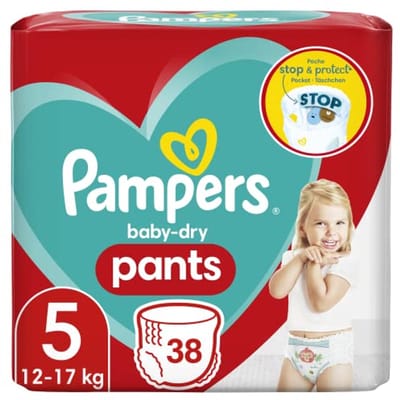Babybroekjes - Luierbroekjes - Droog Blijven - Huidvriendelijk - Maat 5 - Wit