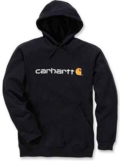 Carhartt Loose Fit Logo Graphic Sweatshirt-Zwart-XXL