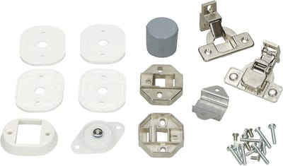 Wasmachine Deur Scharnier - Keukenkast Deur Kit - Apparaat Reparatie - Originele Vervanging - Niet gespecificeerd - Zilver