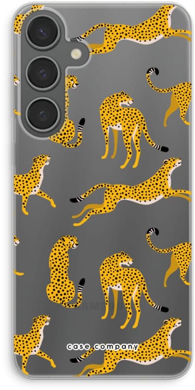 Case Company® - Hoesje geschikt voor Samsung Galaxy S24 Plus hoesje - Luipaard - Soft Cover Telefoonhoesje - Bescherming aan alle Kanten en Schermrand