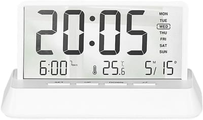 Solidchoice - Multifunctionele Desk Clock met Temperatuur Sensor